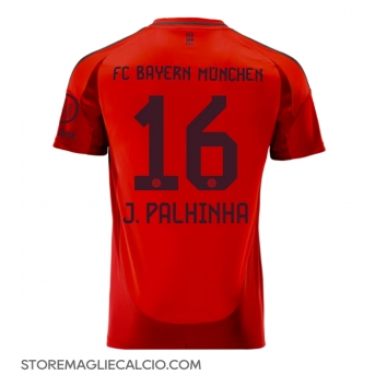 Bayern Munich Joao Palhinha #16 Maglia Gara Casa Repliche 2024-25 Maniche Corte